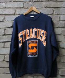 Vintage Style Syracuse University Basketball Football Sweatshirt, Syracuse Sweater Syracuse Orange Shirt