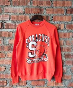 Vintage Style Syracuse University Orange Football Sweatshirt, Syracuse University Sweater Syracuse University Shirt