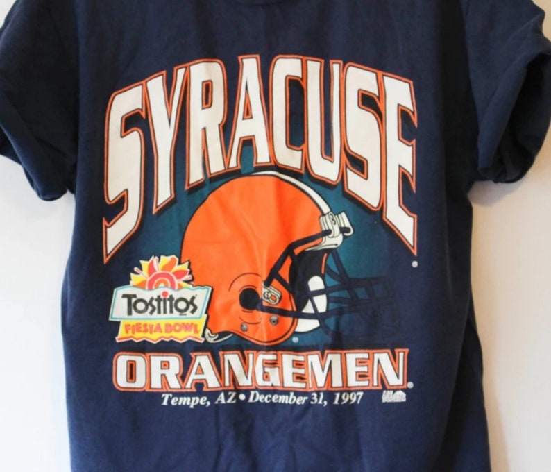 Vintage Style Syracuse University Orangemen Fiesta Bowl T-Shirt, Syracuse University Shirt, Syracuse University Sweater - Image 2