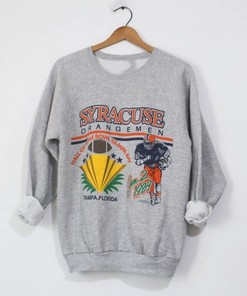 Vintage Style Syracuse University Orangemen Hall Of Fame Bowl 1989 Sweatshirt, Syracuse University Sweater