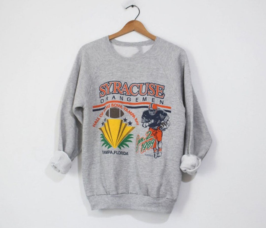 Vintage Style Syracuse University Orangemen Hall Of Fame Bowl 1989 Sweatshirt, Syracuse University Sweater