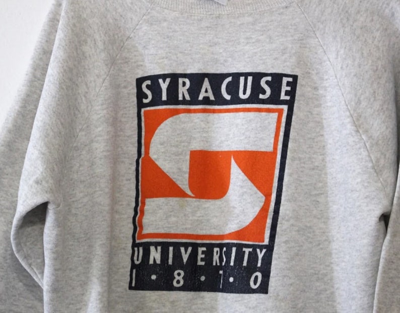 Vintage Style Syracuse University Orangemen Sweatshirt, Syracuse University Shirt, College Football Shirt - Image 2
