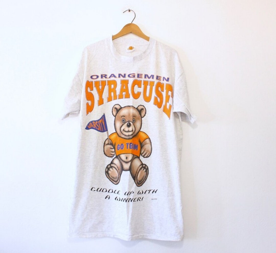 Vintage Style Syracuse University Orangemen Teddy Bear Night T Shirt Ideal, Stylish And Comfortable Shirt