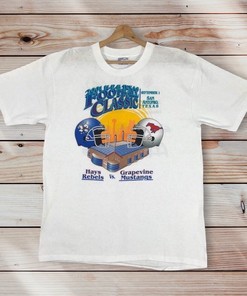 Vintage Style Texas Football Classic T-Shirts Hays Rebels Vs Grapevine Mustangs T-Shirts Graphic, Hoodie, Sweatshirt
