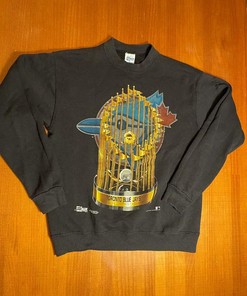 Vintage Style Toronto Blue Jays Crewneck: T-Shirt, Sweatshirt, Pullover Hoodie Full Color, Full Size