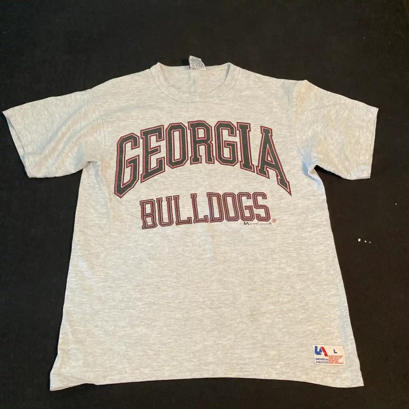 Vintage Style Uga Georgia Bulldogs T-Shirt Sweatshirt American Football Sweatshirt Sports Gifts