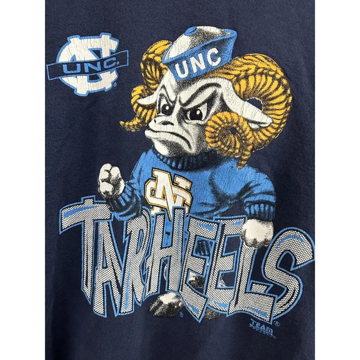 Vintage Style Unc Tar Heels Carolina Rameses Big Graphic T-Shirt Sweatshirt Hoodie American Football Gifts Lover - Image 2
