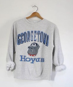 Vintage Style University Georgetown Hoyas Sweatshirt, Georgetown Shirt