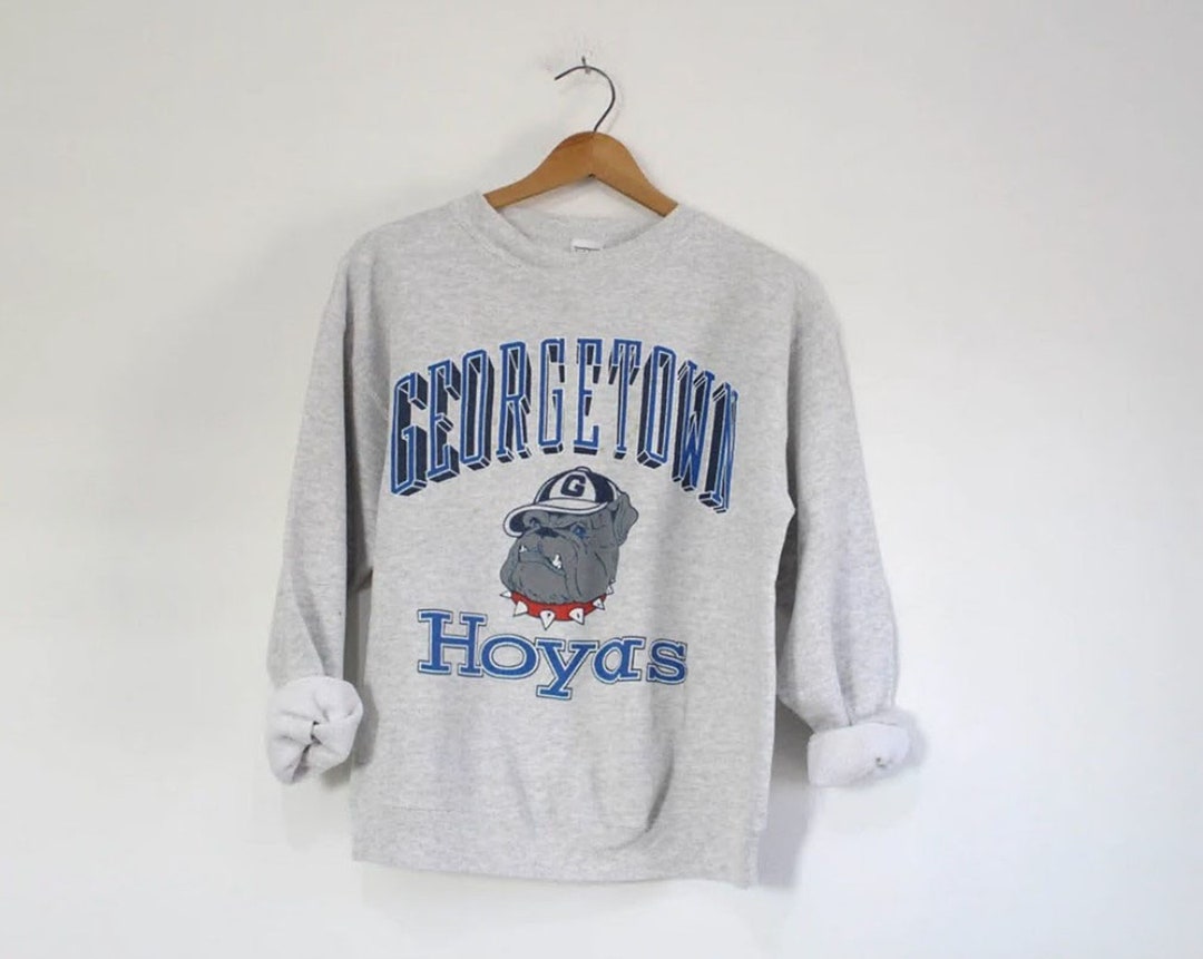 Vintage Style University Georgetown Hoyas Sweatshirt, Georgetown Shirt