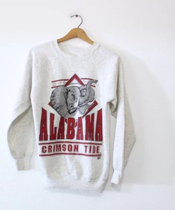 Vintage Style University Of Alabama Crimson Roll Tide Sweatshirt Alabama Gift Sweatshirt For Him