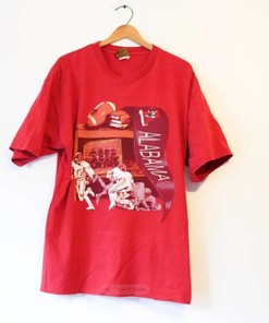 Vintage Style University Of Alabama Roll Tide T-Shirt, Vintage Style 90S Shirt Alabama Shirt