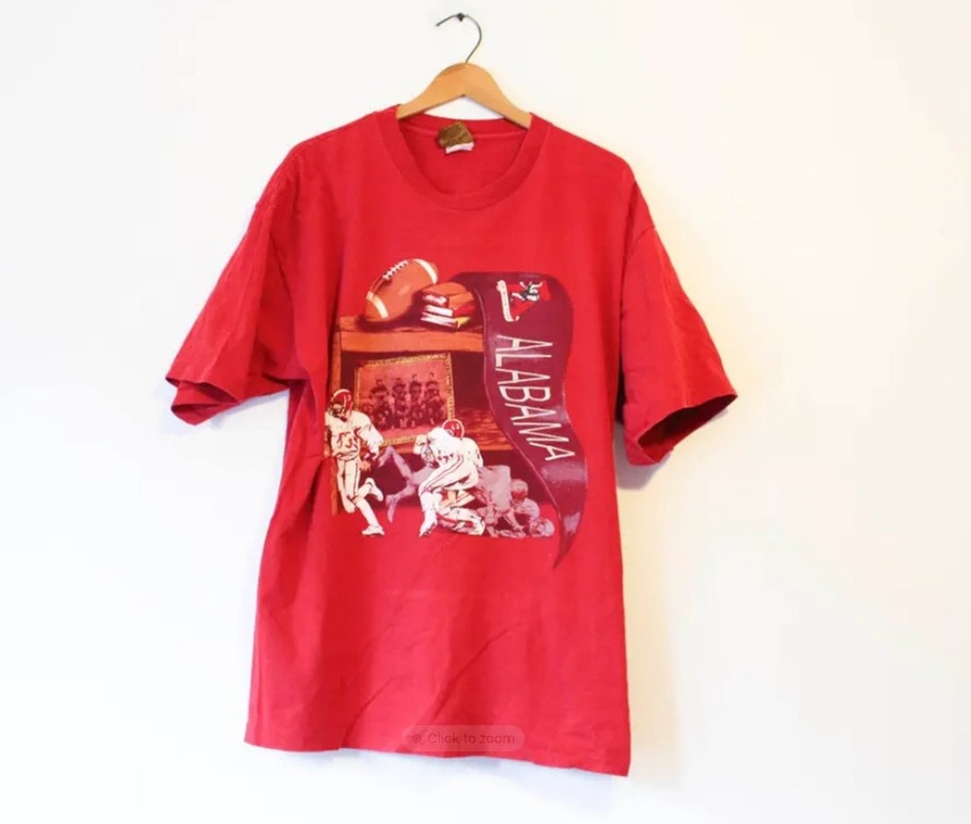 Vintage Style University Of Alabama Roll Tide T-Shirt, Vintage Style 90S Shirt Alabama Shirt