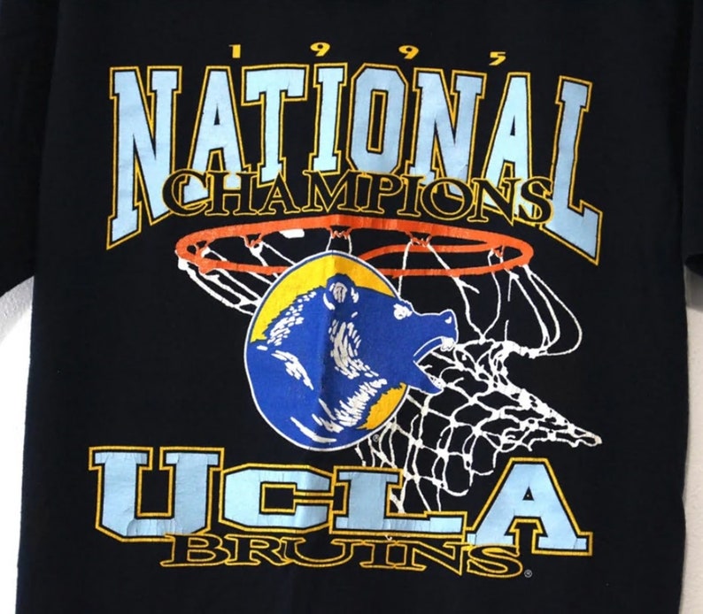 Vintage Style University Of California Los Angeles Ucla Bruins Basketball Final Four 1995 T Shirt, Ucla T-Shirt - Image 2