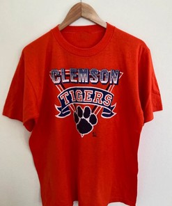 Vintage Style University Of Clemson Tigers T-Shirt, Vintage Style Ncaa Clemson Tigers Sweatshirt, Clemson Tigers Shirt