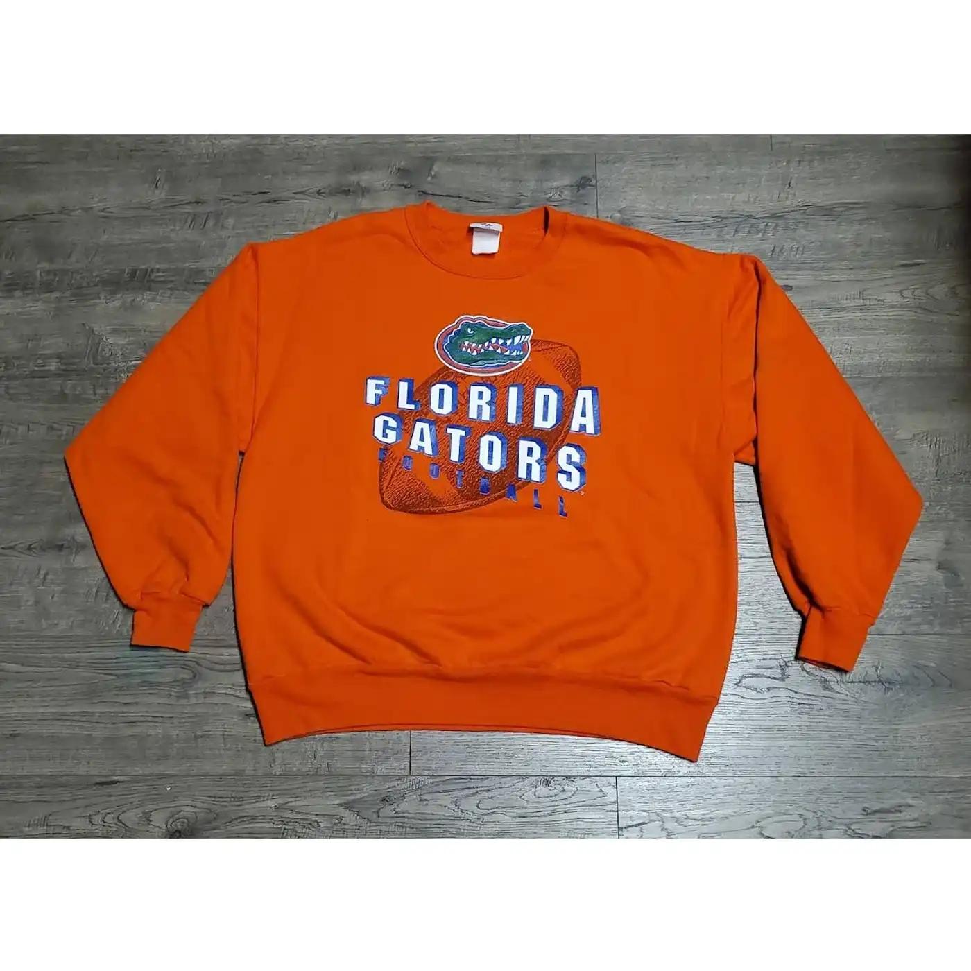 Vintage Style University Of Florida Uf Gators Football Sweatshirt Hoodie Football Game Day T-Shirt Lover