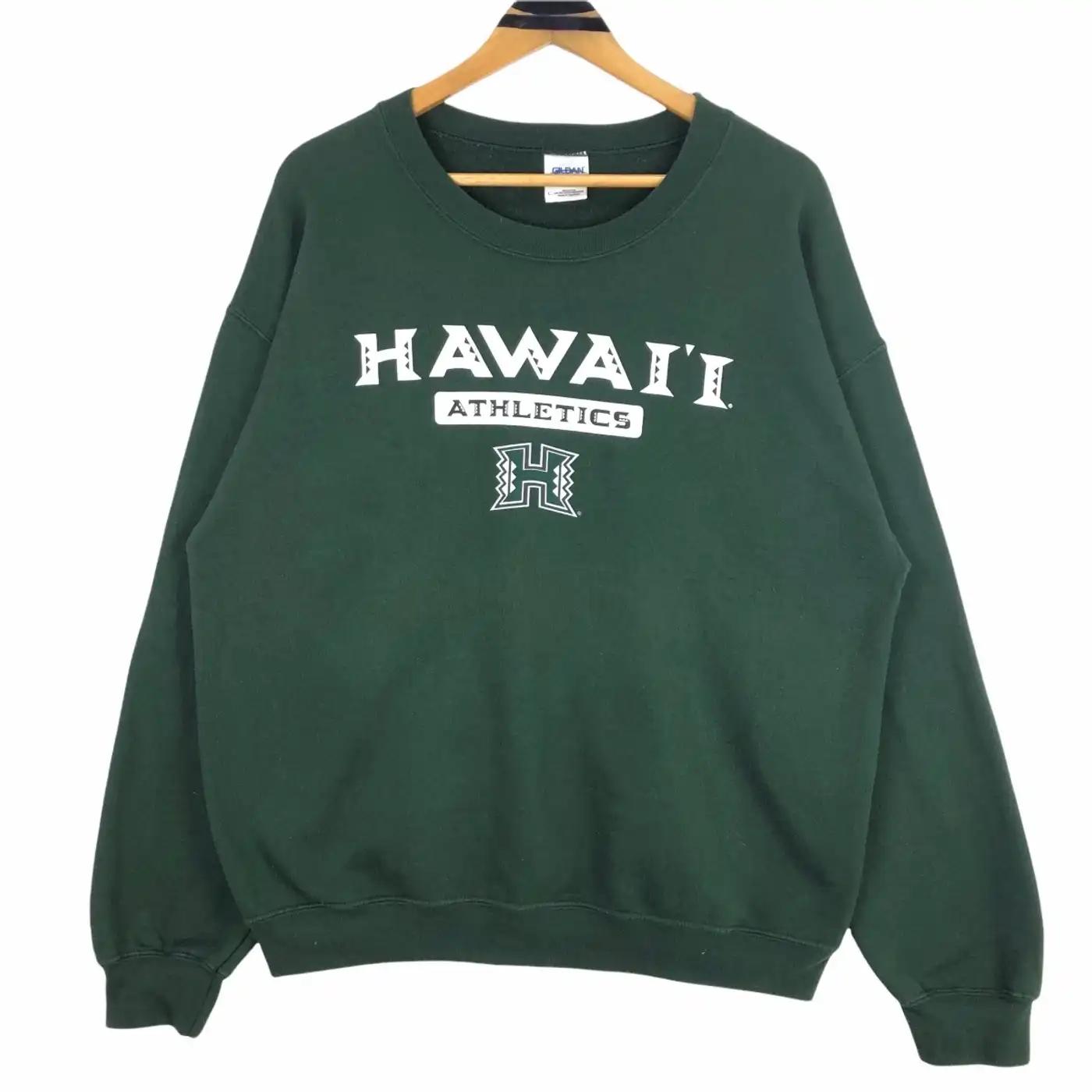Vintage Style University Of Hawaii Rainbow Warriors T-Shirt Sweatshirt Hoodie American Football Gifts Lover