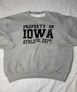 Vintage Style University Of Iowa Hawkeyes University American Sweatshirt Gifts For Ncaa