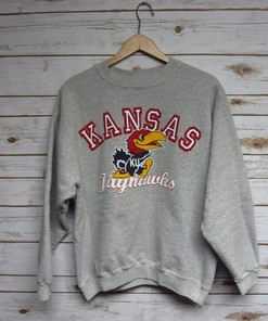 Vintage Style University Of Kansas Jayhawks Basketball Sweatshirtkansas Jayhawks Sweater,Kansas University Sweatshirt