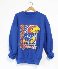 Vintage Style University Of Kansas Jayhawks Sweatshirt, Kansas Jayhawks Sweater, Vintage Style 90S Shirt