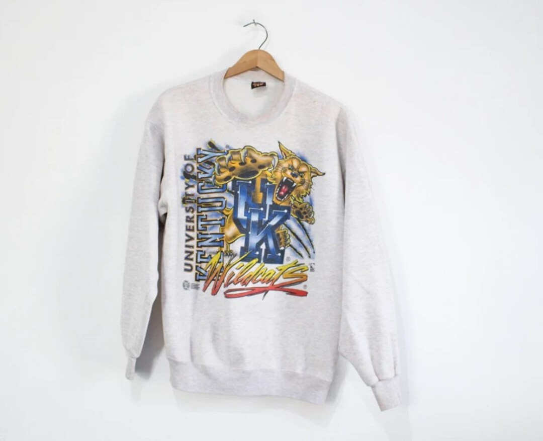 Vintage Style University Of Kentucky Wildcats Sweatshirt, Vintage Style 90S Shirt Kentucky Wildcats Sweater