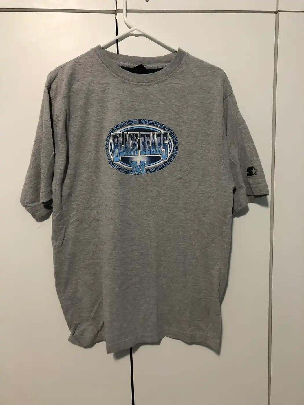 Vintage Style University Of Maine Starter Apparel T-Shirt, Sweatshirt Hoodie For Ncaa Fans