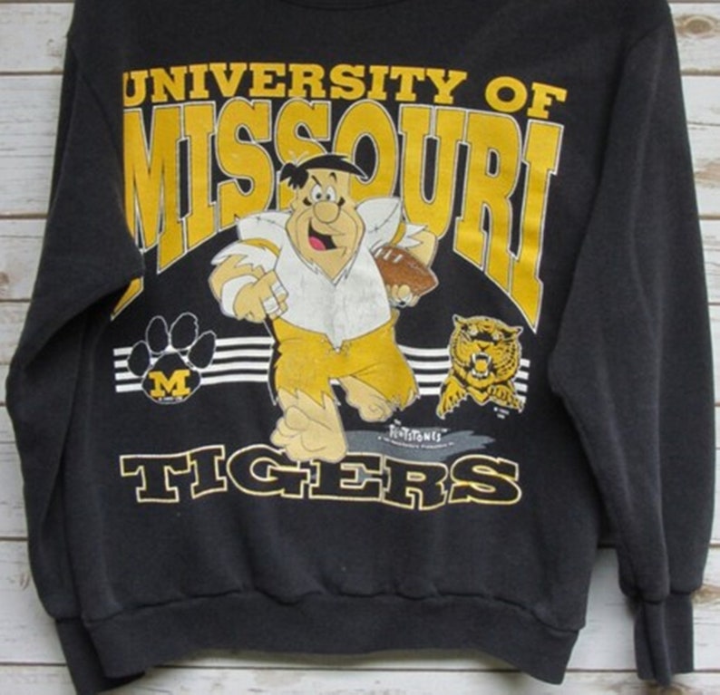 Vintage Style University Of Missouri Tigers Football Sweatshirt, Missouri University Tigers Sweater, Gift For Fans - Image 2