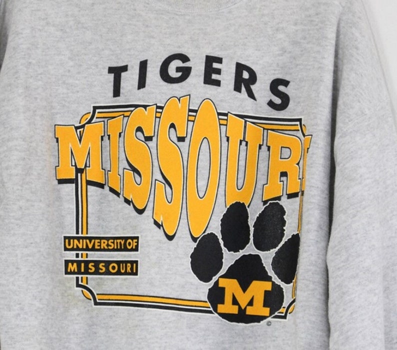 Vintage Style University Of Missouri Tigers Sweatshirt, Missouri Tigers Sweater Missouri Tigers Sweatshirt - Image 2