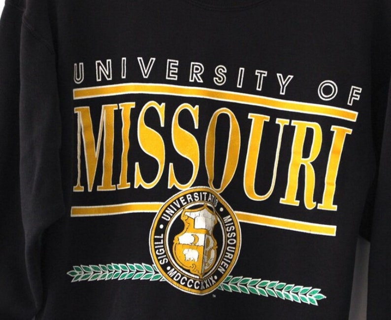 Vintage Style University Of Missouri Tigers Sweatshirt, Vintage Style 90S Shirt Missouri Tigers Sweater - Image 2