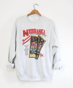 Vintage Style University Of Nebraska Cornhuskers Huskers Champions Sweatshirt, Nebraska Sweater