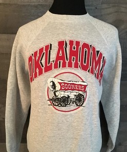 Vintage Style University Of Oklahoma Sooners Sweatshirt Oklahoma Sooners Shirt Gift For Her/Him