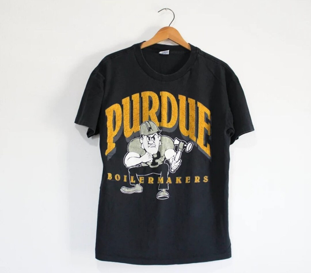 Vintage Style University Of Purdue Boilermakers T-Shirt, Vintage Style 90S Shirt Purdue Boilermakers Sweater