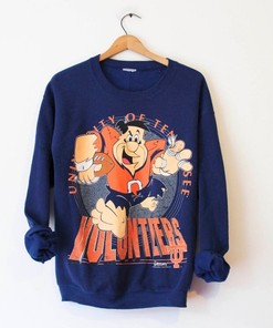 Vintage Style University Of Tennessee Volunteers Fred Flintstone Sweatshirt, Tennessee Volunteers Sweater