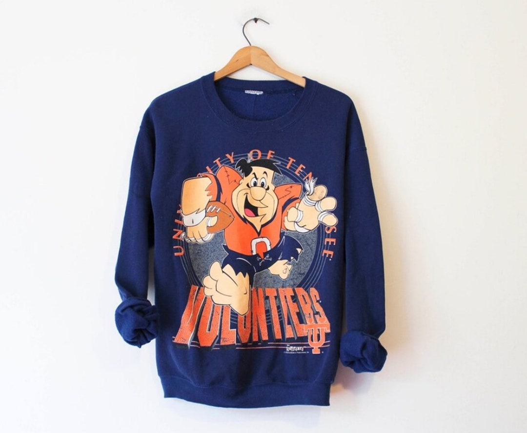 Vintage Style University Of Tennessee Volunteers Fred Flintstone Sweatshirt, Tennessee Volunteers Sweater