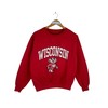 Vintage Style University Of Wisconsin-Madison Badgers Sweatshirt Hoodie Football Game Day T-Shirt Lover