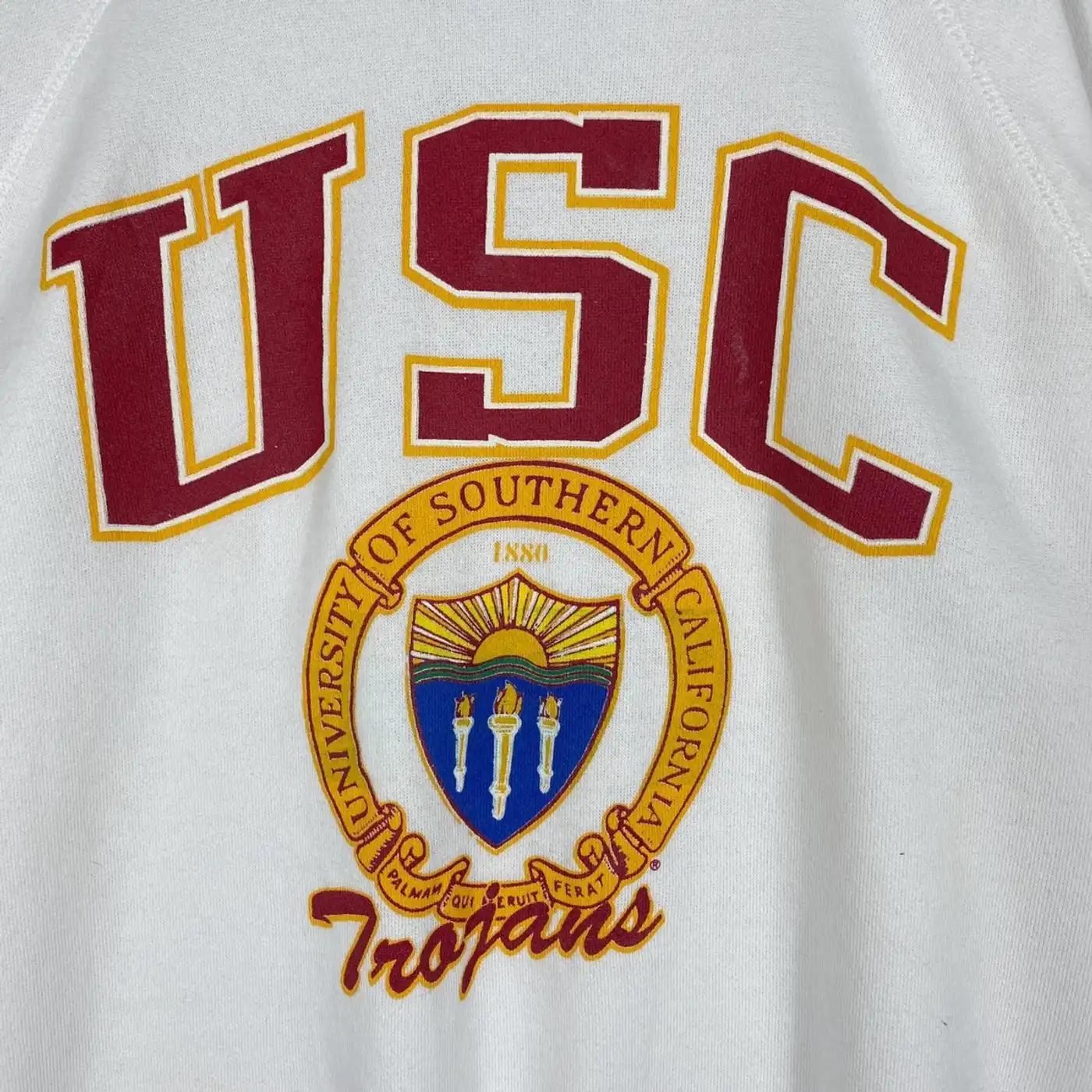 Vintage Style Usc Trojans Ncaa Apparel Sweatshirts, Hoodies, T-Shirts For Fans - Image 2