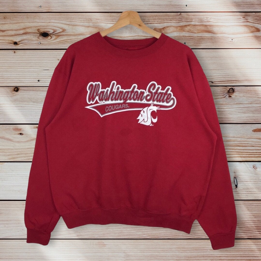 Vintage Style Washington State University Crewneck Sweatshirt