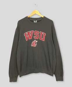 Vintage Style Washington State University Ncaa T-Shirt Sweatshirt Hoodie American Football Gifts Lover
