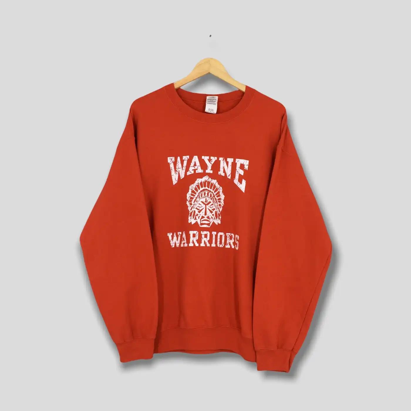 Vintage Style Wayne State Warriors Football Sweatshirt Hoodie Football Game Day T-Shirt Lover