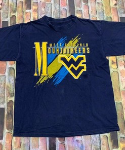 Vintage Style West Virginia Mountaineers T-Shirt Sweatshirt Hoodie Crewneck Pullover American Football Gifts Lover