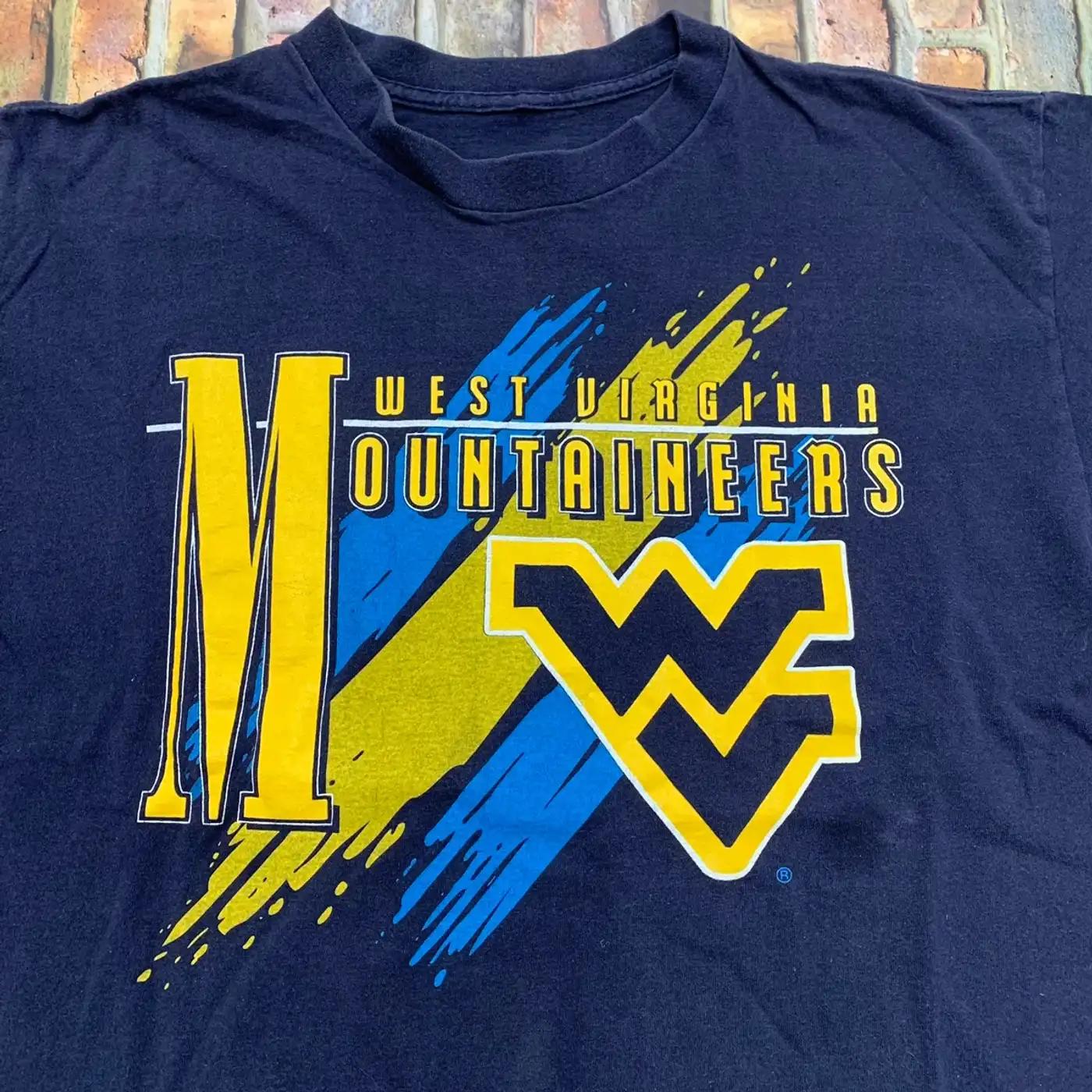 Vintage Style West Virginia Mountaineers T-Shirt Sweatshirt Hoodie Crewneck Pullover American Football Gifts Lover - Image 2