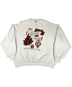 Vintage Style Wisconsin Badgers Rose Bowl 1994 Crewneck Sweatshirt