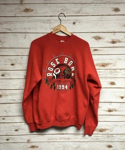 Vintage Style Wisconsin Badgers Rose Bowl Football Sweatshirt, University Wisconsin Badgers Sweater Rose Bowl Shirt