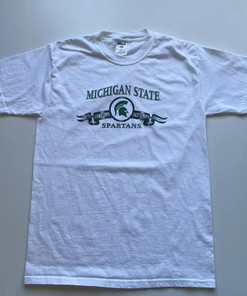 Vintage Style Y2K Michigan State Spartans Ncaa Graphic Sweatshirt Hoodie Football Game Day T-Shirt Lover