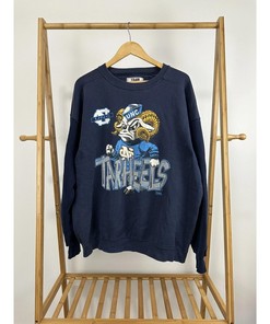 Vintage Unc Tar Heels Carolina Rameses Big Graphic Sweatshirt, T-Shirt & Crewneck Full Size Gifts For Fans