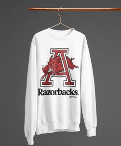 Vintage University Of Arkansas Razorbacks Sweatshirt, Arkansas Sweatshirt, Arkansas Shirt Show Your Razorbacks Pride