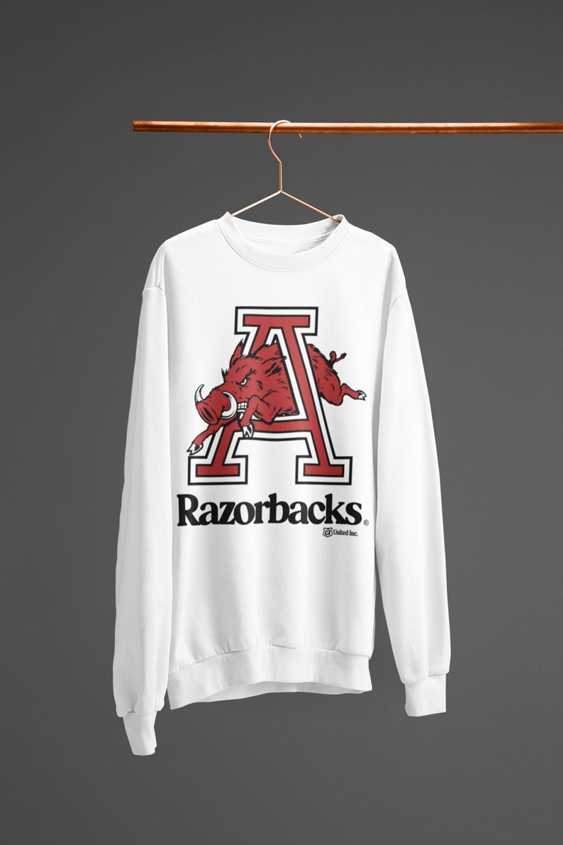 Vintage University Of Arkansas Razorbacks Sweatshirt, Arkansas Sweatshirt, Arkansas Shirt Show Your Razorbacks Pride