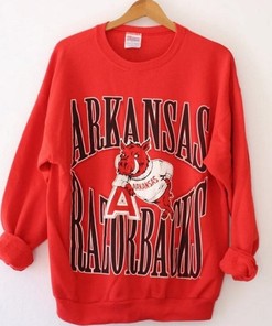Vintage University Of Arkansas Razorbacks Sweatshirt Classic Razorbacks Shirt And Hoodie