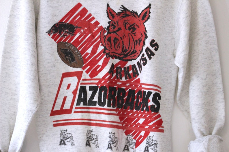 Vintage University Of Arkansas Razorbacks Sweatshirt, Hoodie, Shirt, Hogs Shirt Gifts For Razorbacks Lover - Image 2