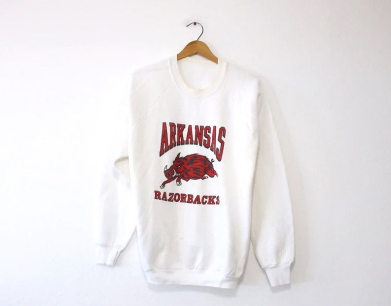 Vintage University Of Arkansas Razorbacks Sweatshirt Shirt Hoodie, Fan Gift