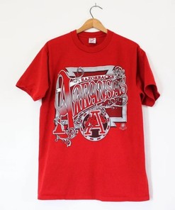 Vintage University Of Arkansas Razorbacks T-Shirt , Vintage 90S Shirt, Perfect For Razorbacks Enthusiasts